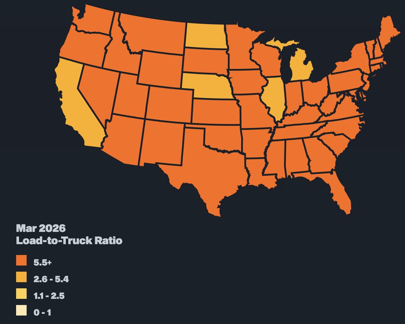Route and scheduling figure from the freight AI report